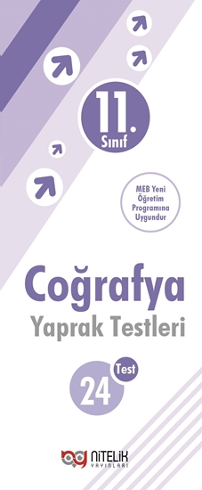resm 11.SINIF COĞRAFYA YAPRAK TEST ( 24 TEST )
