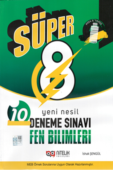 resm 8.SINIF YENİ NESİL SÜPER FEN BİLİMLERİ 10 DENEME SINAVI