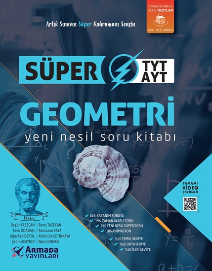resm SÜPER TYT-AYT GEOMETRİ YENİ NESİL SORU KİTABI