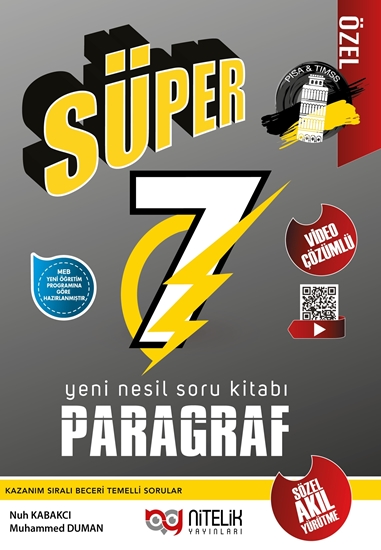 resm 7.SINIF SÜPER PARAGRAF SORU KİTABI