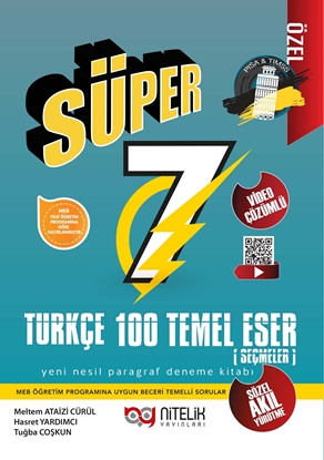 Resim 7.SINIF YENİ NESİL SÜPER TÜRKÇE 100 TEMEL ESER PARAGRAF DENEME