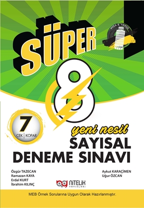 Resim 8.SINIF YENİ NESİL SÜPER SAYISAL 7 DENEME SINAVI