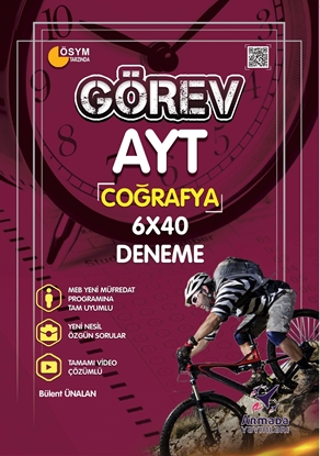 Resim GÖREV AYT COĞRAFYA 6*40 DENEME SINAVI