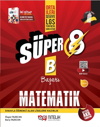 Resim 8.SINIF YENİ NESİL MATEMATİK SORU KİTABI