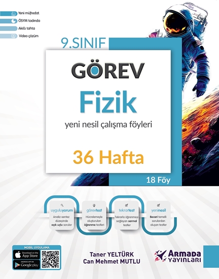 resm ARMADA 9.SINIF GÖREV FİZİK ÇALIŞMA FÖYLERİ (36 HAFTA) *YENİ*