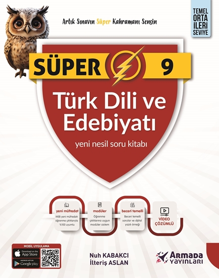 resm ARMADA 9.SINIF SÜPER EDEBİYATI SORU KİTABI YENİ NESİL