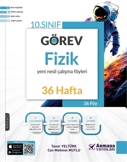 resm ARMADA 10.SINIF GÖREV FİZİK YENİ NESİL ÇALIŞMA FÖYLERİ 36 HAFTA