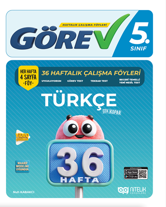 Resim NİTELİK 5.SINIF GÖREV 5 TÜRKÇE (36 HAFTA)