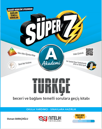 Resim NİTELİK 7.SINIF (A) SÜPER TÜRKÇE SORU KİTABI